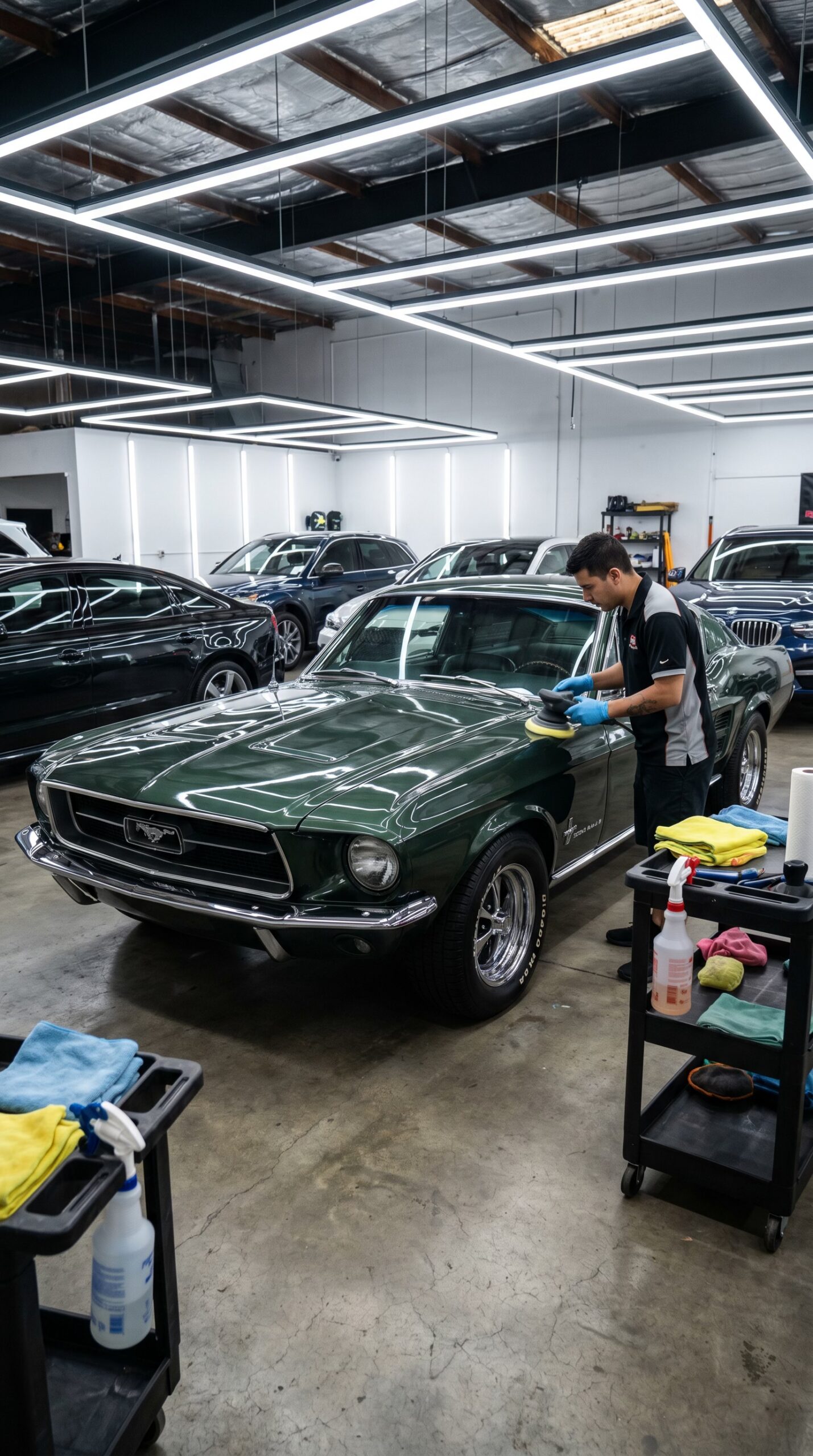 Car detailing workshop